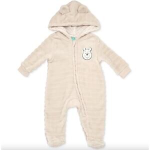 Disney Baby Winnie-the-Pooh Faux-Fur Footed Pram Coverall